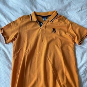 Men’s psycho bunny orange polo
